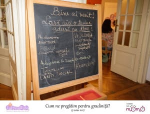 Eveniment cum ne pregătim pentru grădiniță